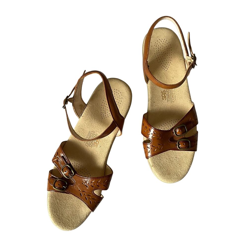 SAS Tan Tripad Comfort Sandals: Y2K, Modern